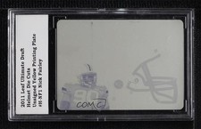 2011 Leaf Ultimate Draft Printing Plate Yellow 1/1 Nick Fairley #H-NF1 ni4
