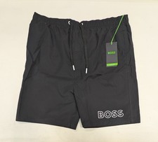 Men's Hugo Boss Swim Shorts With Bold Boss Logo