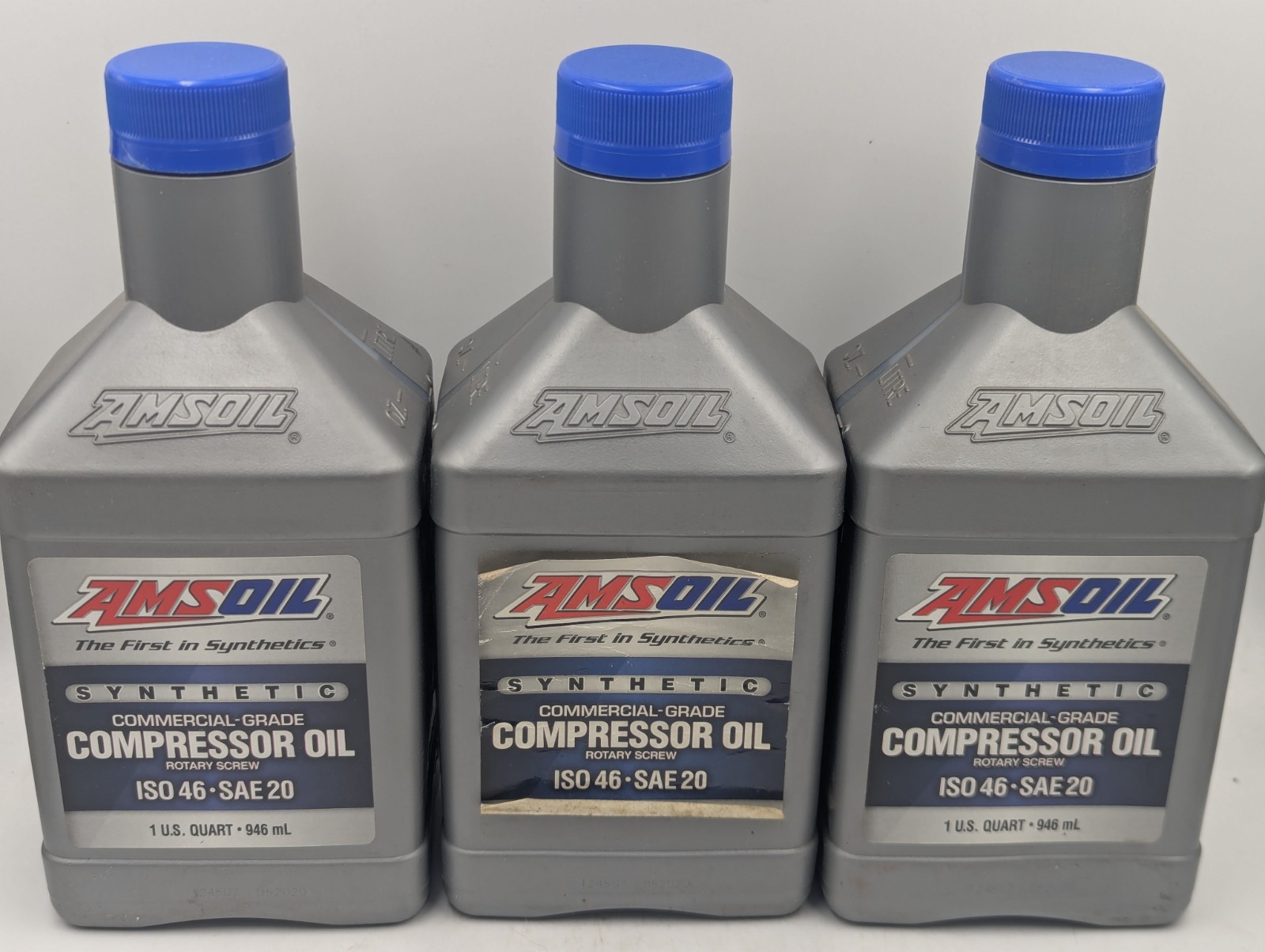 Oil Commercial Grade Rotary Screw 1 Quart, Lot Of 3