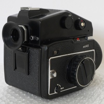Mamiya M645 Film Camera, Sekor C 80mm f/2.8 Lens, AE Prism Finder
