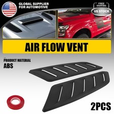 2X Car Hood Air Vent Cover Hood Vent Scoop Bonnet Air Vent Engine Hood Universal