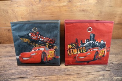 Faltbox Aufbewahrungsbox 2er Set   Cars   Spielzeugbox Faltkorb 32 × 32 × 32 cm