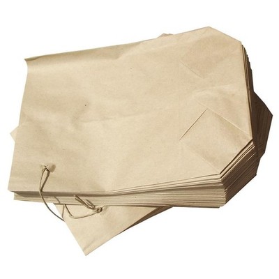 Kreuzbodenbeutel - OBST - aus Papier - GEFÄDELT - 19 x 29 cm für 1,5 kg (1000 Stück
