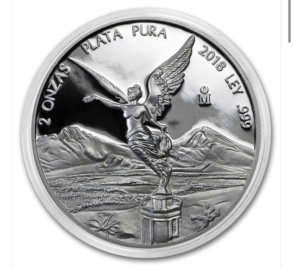 Mexican Libertad 2 oz Precious Metal Content per Unit Silver Bullion Coins  for sale | eBay