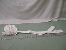 Unbranded Handmade Kids Bonnet White Purple Flowers Hat Girl Cotton