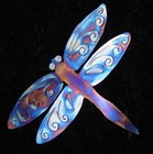 DRAGONFLY House Home Metal Wall Art Decor Steel Lodge Cabin Interior