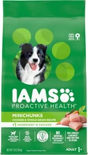 IAMS Proactive Health Minichunks Dog Food Real Chicken Whole Grains 7lb Bag