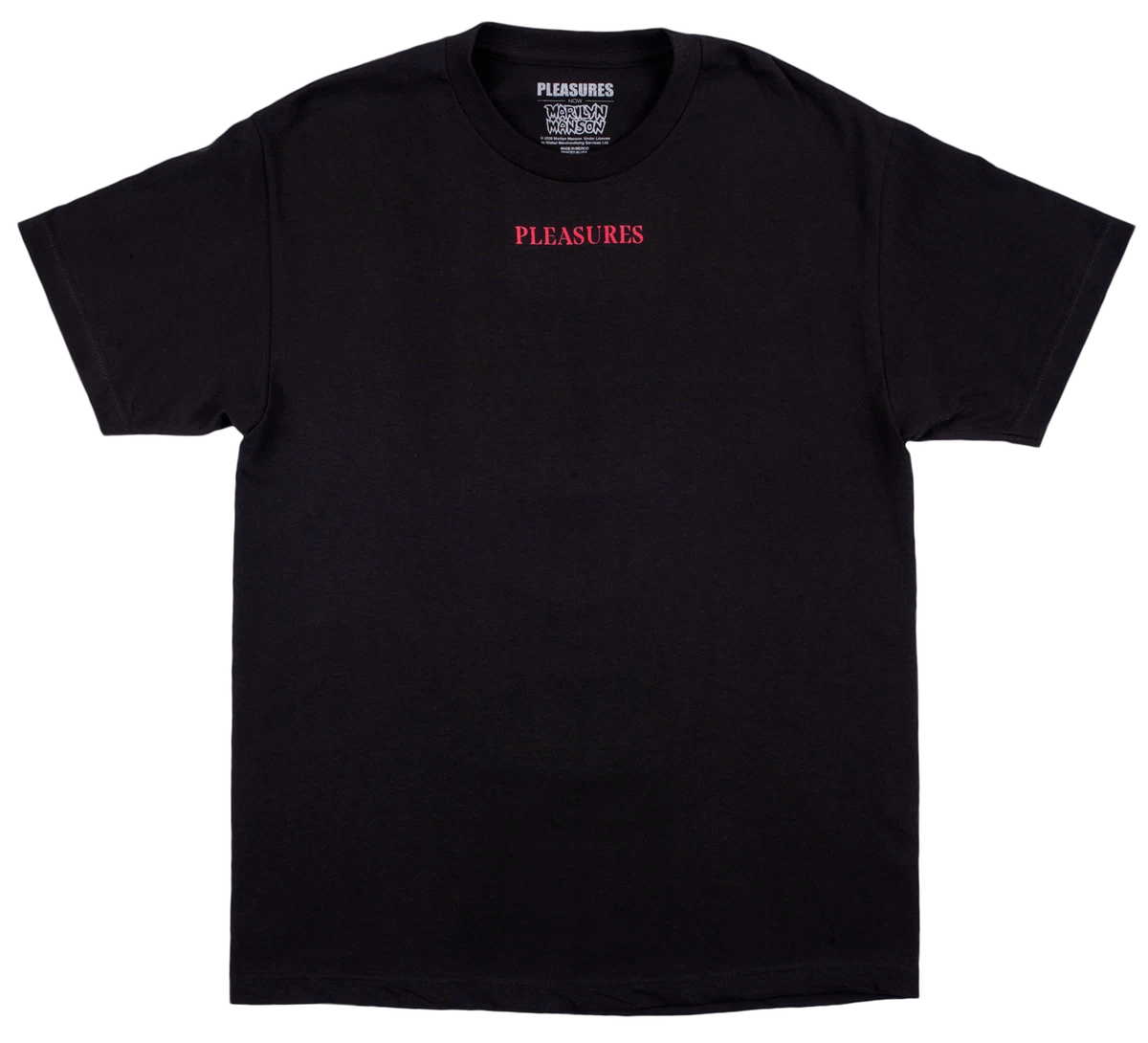 Pleasures Now Marilyn Manson Big Face Rock Band T Shirt Short