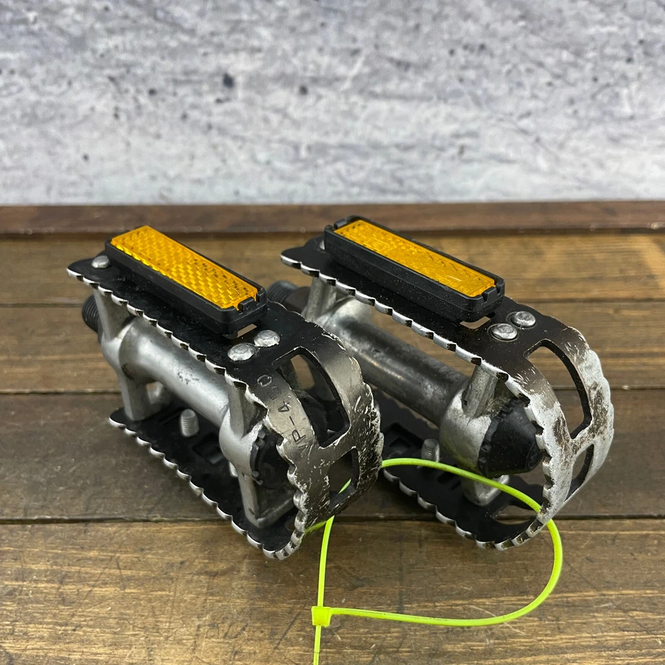 Pedais de BMX Victor Old School VP-450 9/16 em BMX Racing anos 80 liga MTB A3 - Imagem 4 de 4