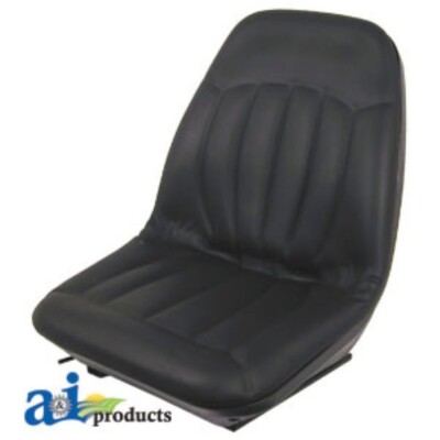 High Back Black Seat Fits Bobcat S130 S150 S160 S175 S185 S205 S220 Skid Steer