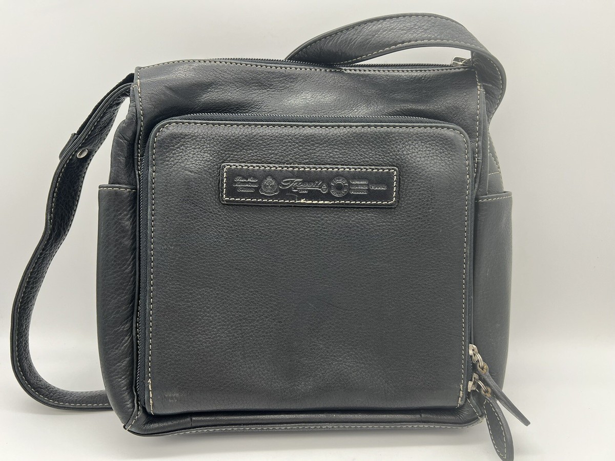 フィードサック　ホルタートップ　70s vintage Vintage FOSSIL Classic 75082 Genuine Leather Shoulder Handbag