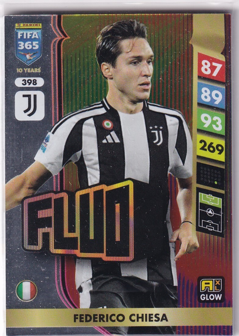 Panini Adrenalyn XL FIFA 365 2025 No. 398 Federico Chiesa