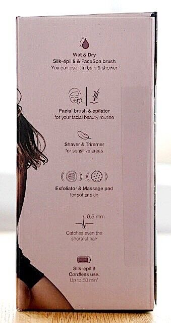 BRAUN Silk-épil 9 FaceSpa 9/995 Wet/Dry Epilator Exfoliator BRAUN Silk-épil 9 FaceSpa 9/995 Wet/Dry Epilator Exfoliator