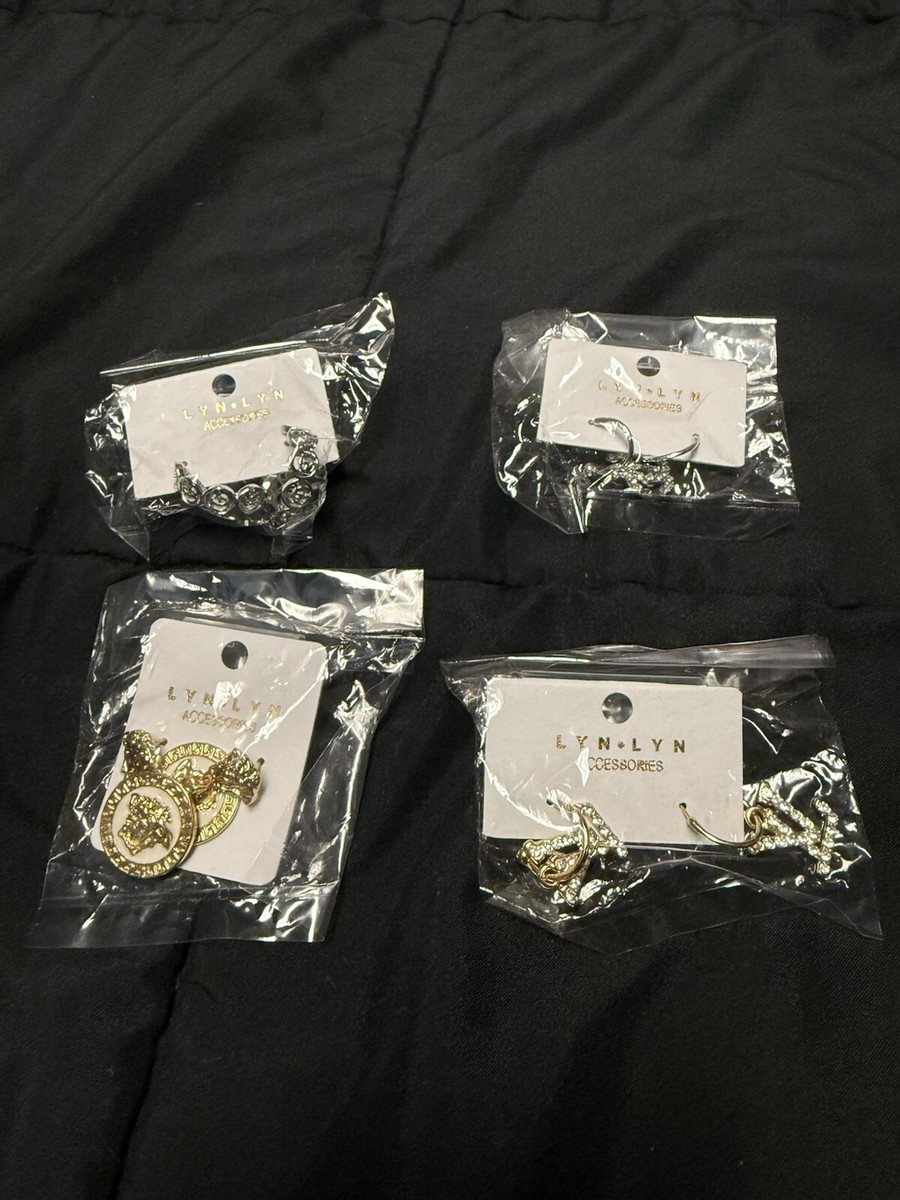 アクセサリー Lyn Ian Set of 4 Lyn Lyn Accessories Earrings – New | eBay