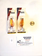Lucky Strike  GS - American Crankbaits, 2 baits - Rare Color - Taclke Lot