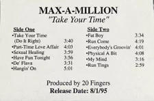 Max-A-Million - Take Your Time (Cass, Advance) (Very Good Plus (VG+)) - 25532586