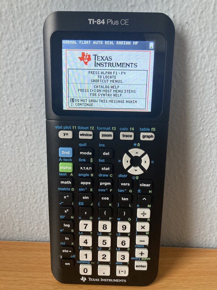 Texas Instrument TI-84 Plus CE Graphing Calculator Tested & Works | eBay