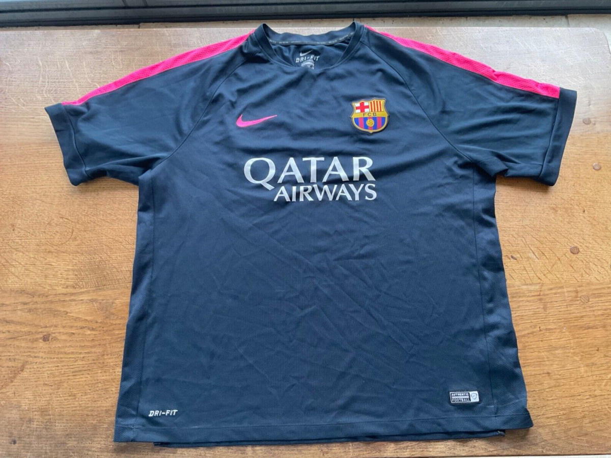 【極美品】FC Barcelona 2014 ナイキ Dri-FIT シャツ L 2014-15 Barcelona Nike Training Shirt - 7/10 - (S)