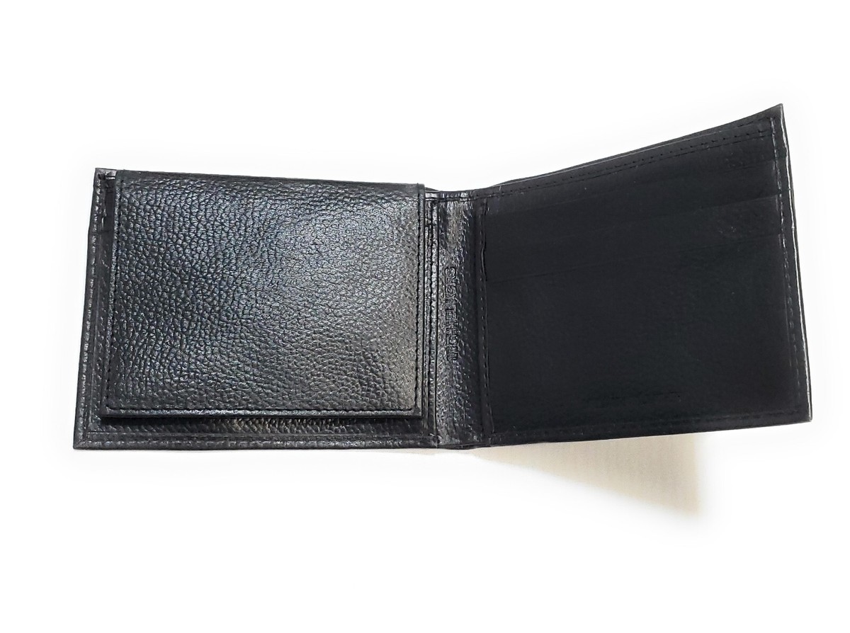 Michael Kors 86F9LANF5L Men's Black Leather Andy Slim Bifold