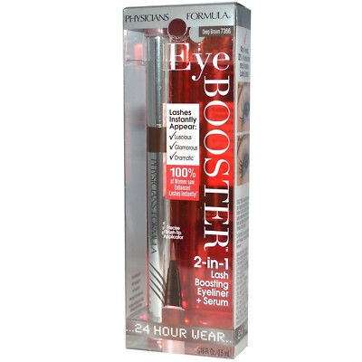 Eye Booster 2-in-1 Lash Boosting Eyeliner + Serum #7366 Deep Brown