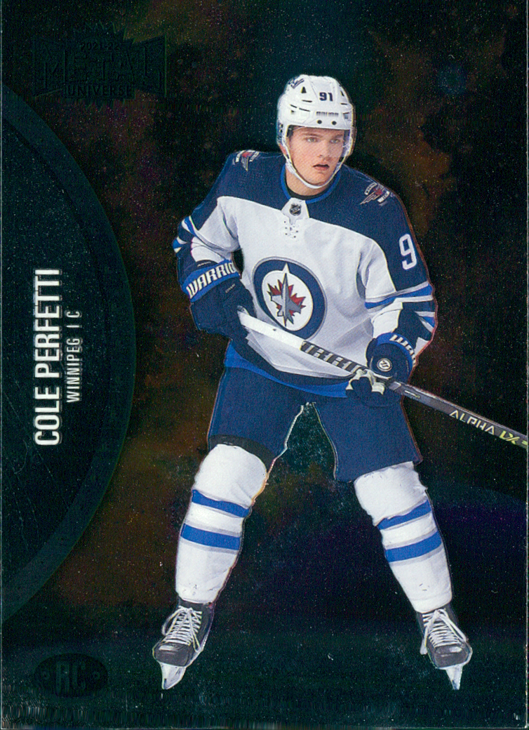 2021-22 Skybox Metal Universe - Rookies #183 Cole Perfetti (RC)