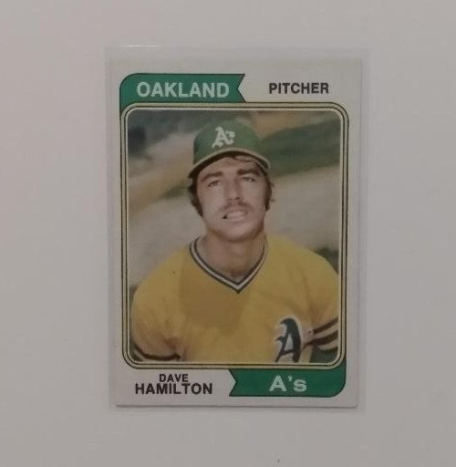 1974 Topps - Dave Hamilton #633 A'S Excellent +