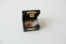 1.5  Miniature Trumpet Horn Gold Pin with Case - Musical Instrument New 