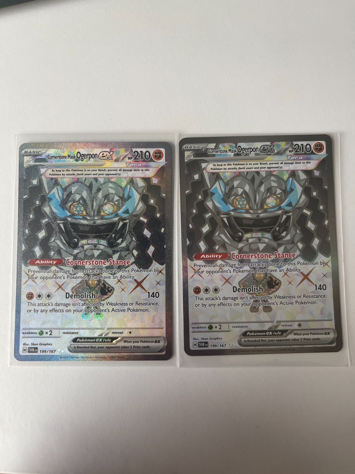 Cornerstone Mask Ogerpon ex 199/167 Sv06: Twilight Masquerade Holo S