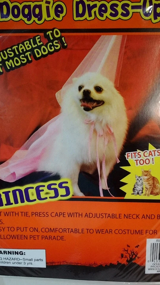 Disfraz Halloween Perro/Gato Talla 1 Elección NUEVO EE. UU. Vendedor Ángel Diablo Foto 3 de 4