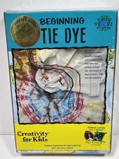 Beginning Tie Dye Coloring Kit Creativity for Kids Ages 9+ Sealed NEW Vintage