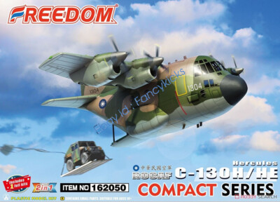 FREEDOM 162050  Compact Series:ROCAF C-130H/HE Hercules Plastic Model
