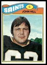 1977 Topps #117 John Hill RC New Orleans Saints