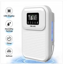 COLAZE 4500 Sq. 4 Pint Dehumidifier Large Rooms, Basement, 24 HR Timer, Digital