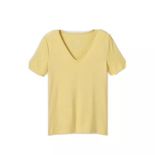 Short Sleeve V-Neck Fitted T-Shirt 