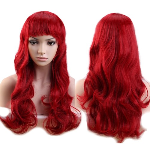 Lots Natural Hair Wig Women Long Straight Wavy Sexy Cosplay Daily Party Full Wig - Bild 19 von 46