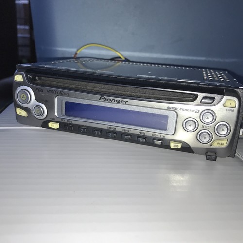 PIONEER DEH1600 MOSFET 50Wx4 Super Tuner Car Stereo With Detachable Faceplate eBay