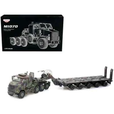 M1070 Heavy Equipment Transporter - Green Camo - 1/72 Scale Model by Panzerkampf