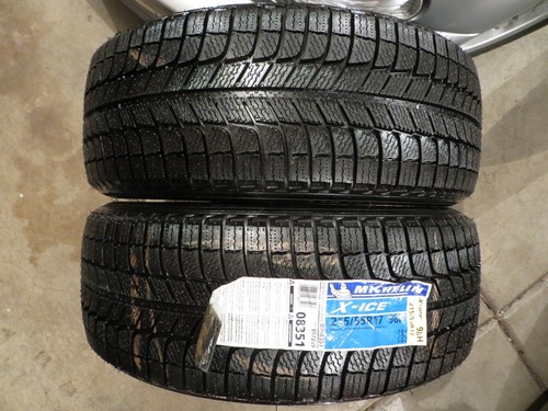 NEW 2 TWO MICHELIN X-ICE XI3 XI-3 STUDLESS 215/55R17 SNOW 98H XL 215 55 17 3120 - Picture 4 of 12