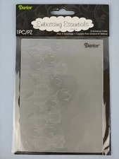 Darice Embossing Essentials Folder 1218-44 Spring Tulips Craft Scrapbooking