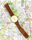 Vintage Timex 100 Men's Mechanical Wrist Watch, Running AS-IS