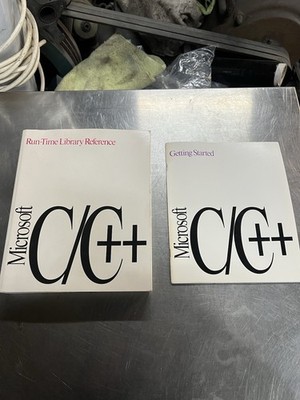 Microsoft C/C++ programming manuals Run Time Library Ref /  Get Started Guide