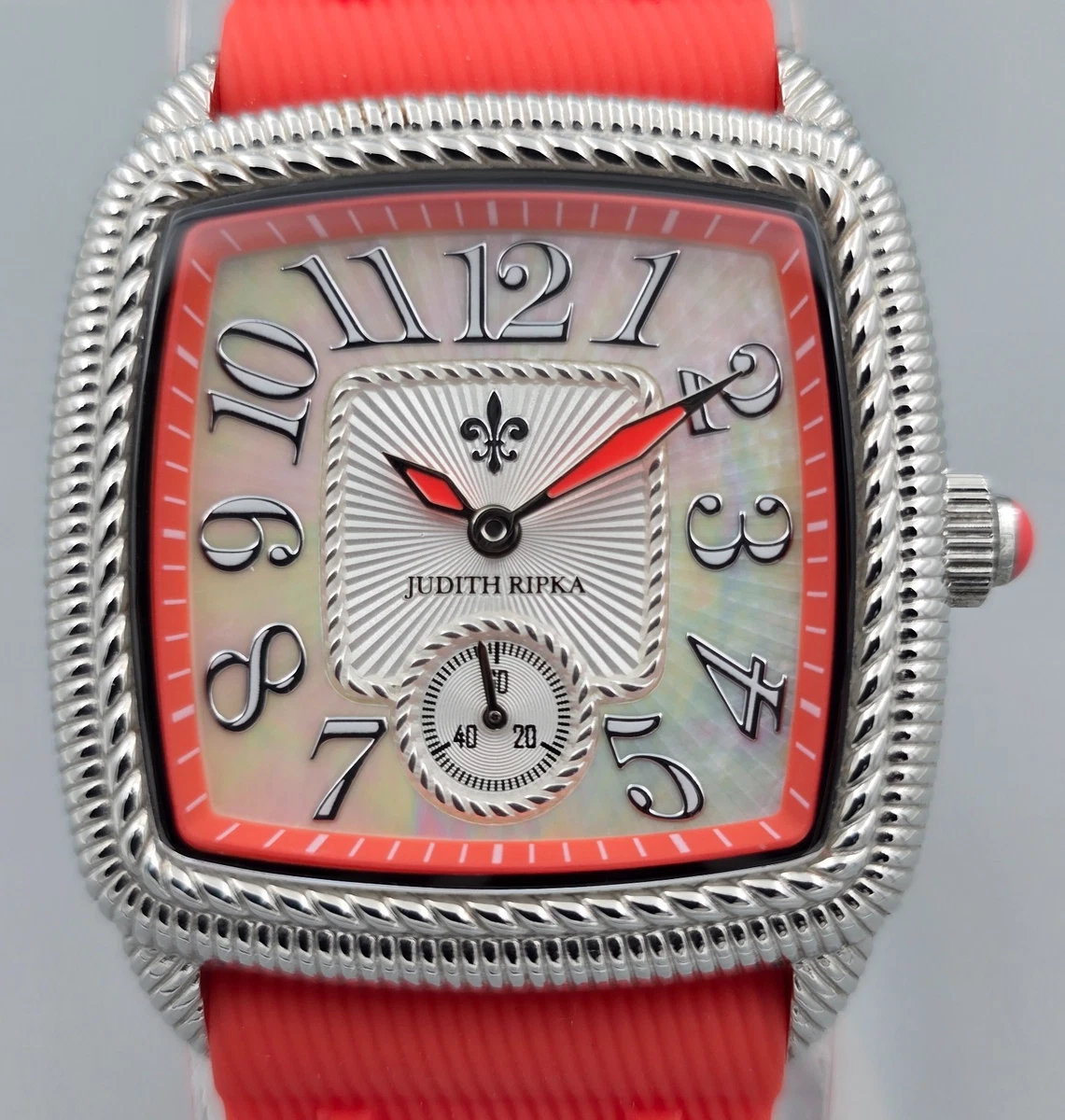 Judith Ripka White Silicone Diamonique Square Watch EUC Judith Ripka | Accessories | Judith Ripka Odyssey Floating  main image 4