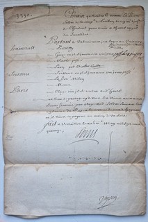 King Louis XIV Of France Signed Document 1714