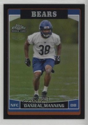 2006 Topps Chrome Black Refractor 114/199 Danieal Manning #220 Rookie RC h8k