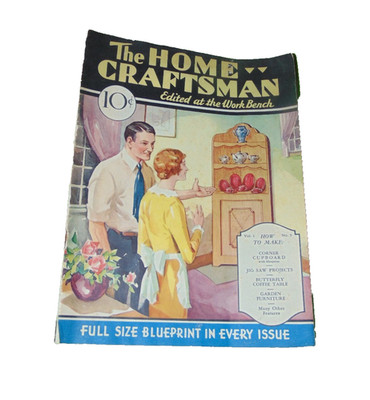 The Home Craftsman Vol 1 No 3 Woodworking Magazine Blueprint Included