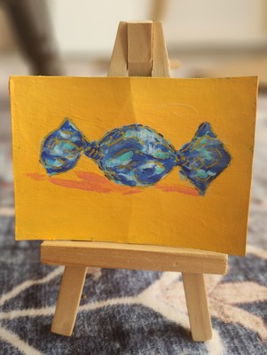 ACEO Original Acrylic Maker Art Card Hand Painted Signed by Artist