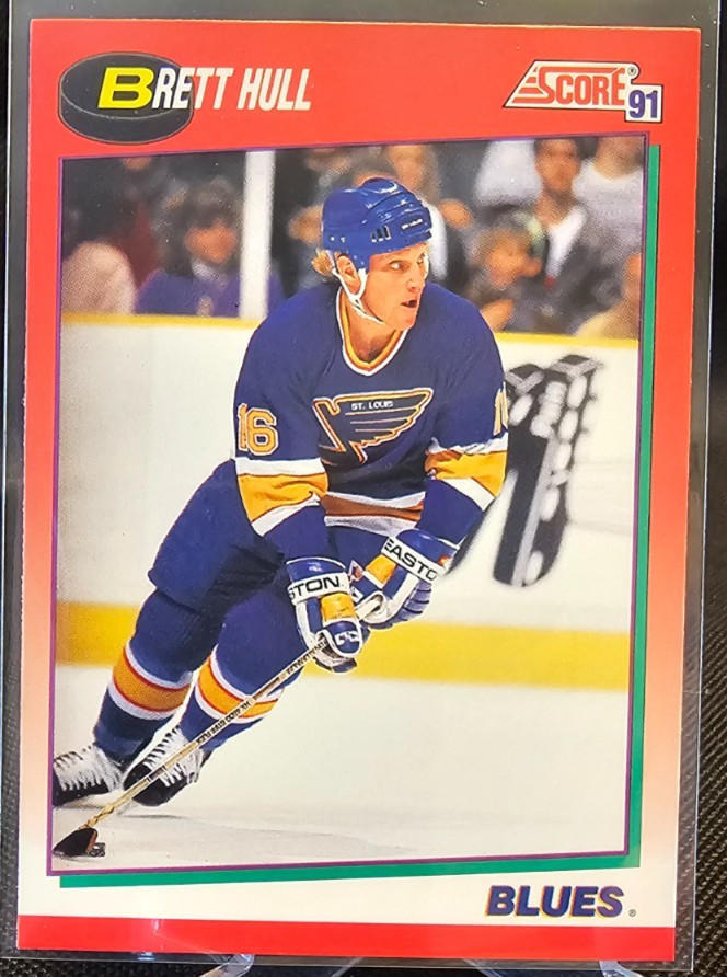 1991-92 Score Canadian Brett Hull #1 St. Louis Blues