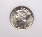 1942 "D" Mercury SILVER Dime 10c NGC MS66 FB #029 *FULL BANDS* Gem BU ECC&C Inc