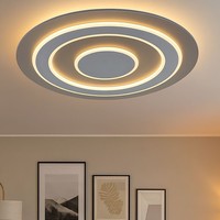 Deckenlampe Deckenleuchte Led Esszimmerlampe Flurlampe Grau Anthrazit D 60Cm