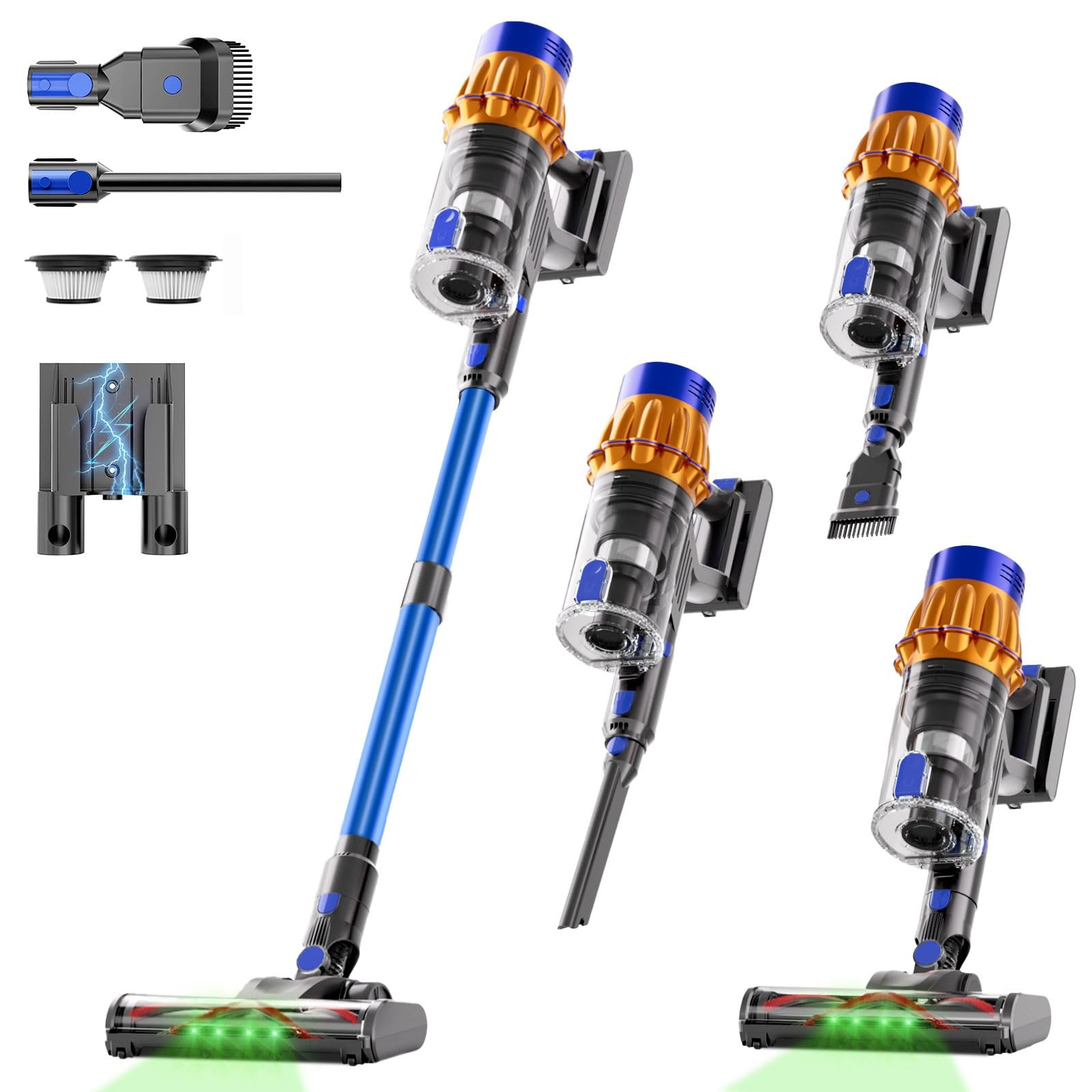 Powerful Cordless Vacuum Cleaner with 60Min Runtime